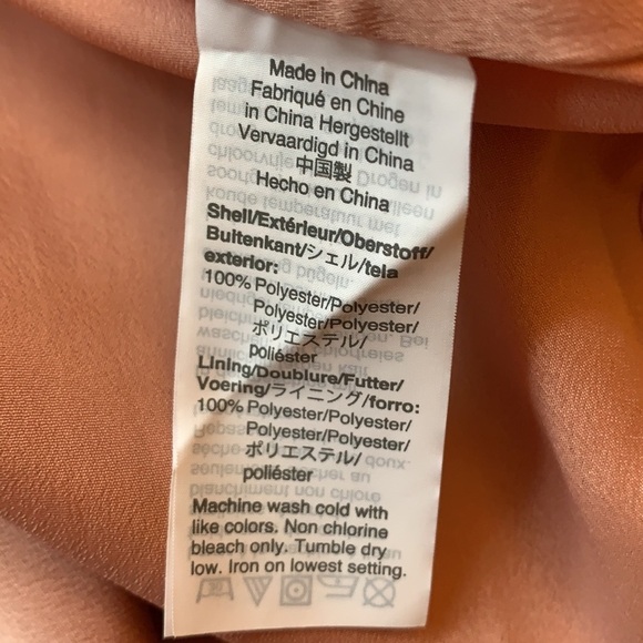 J Crew Satin Blush Pink Button Down Midi Dress 2T - Picture 14 of 15